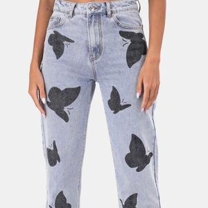 Adika butterfly mom jeans